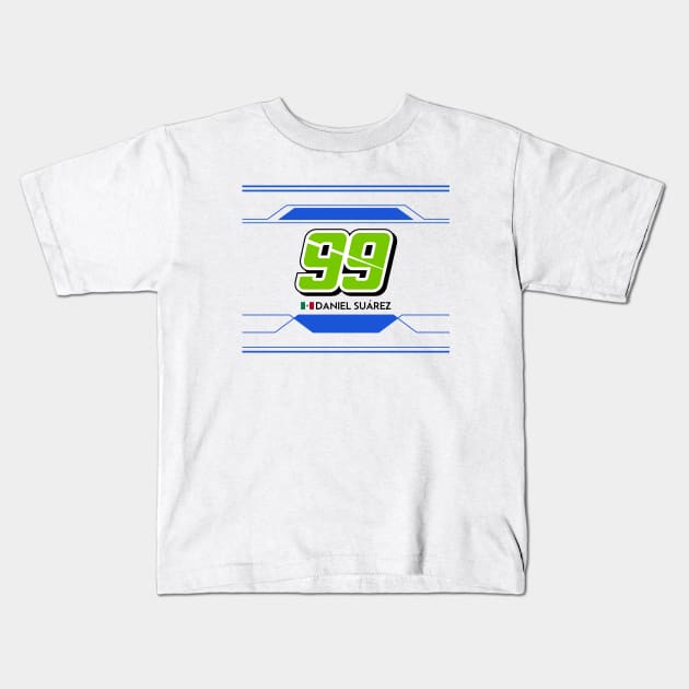Daniel Suarez #99 2023 NASCAR Design Kids T-Shirt by AR Designs 